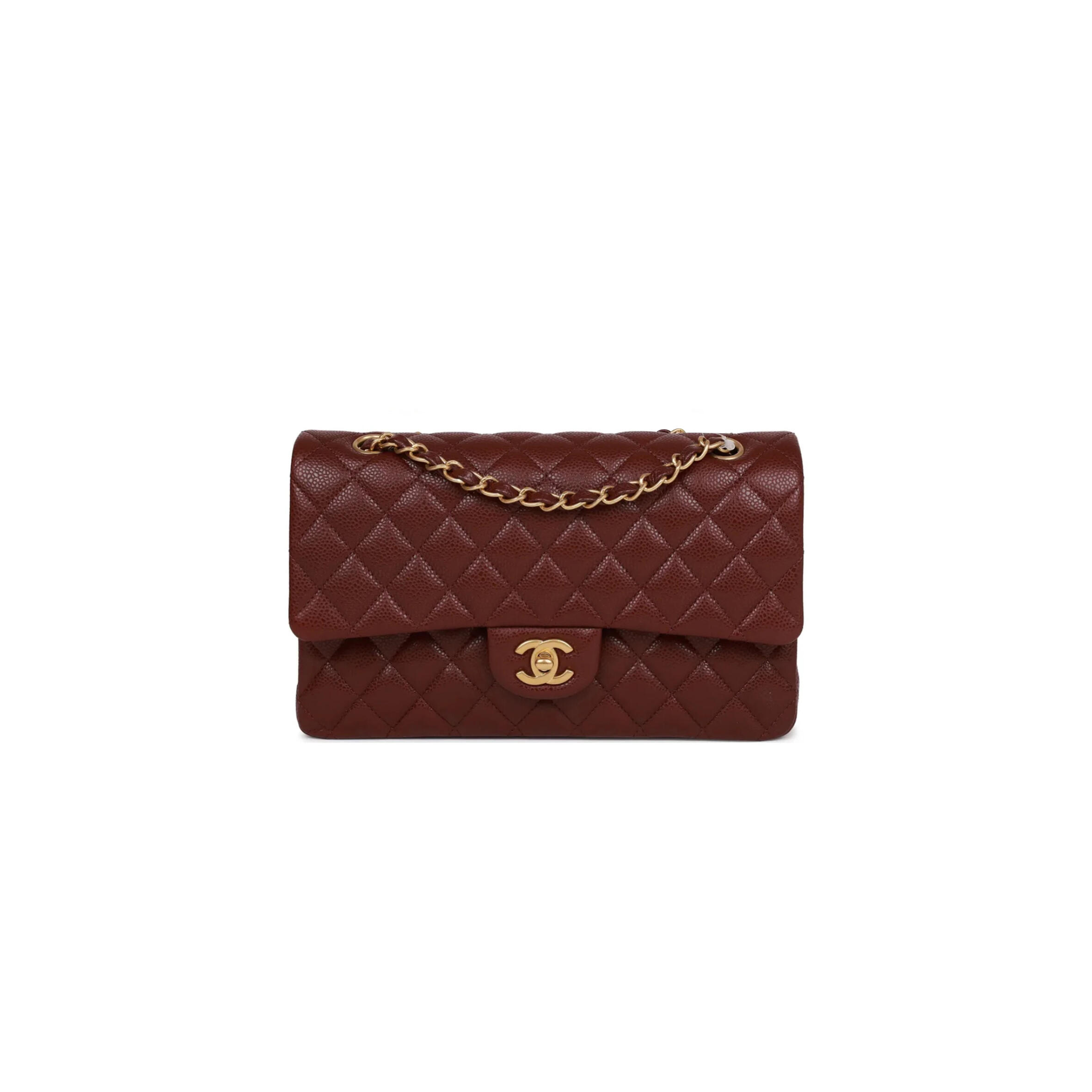 CHANEL MASTER CAVIAR QUILTED MEDIUM DOUBLE FLAP 1420325 (25.5*14*6.5cm)